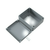 Műszerdoboz alumínium A155 230x280x111mm(MAxSZxMÉ) IP66 festett ezüstszürke (PR00100110160 szerlap nélkül) ROSE+BOPLA
