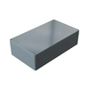 Műszerdoboz alumínium A168 230x400x111mm(MAxSZxMÉ) IP66 festett ezüstsz., szerlap *PR00100110180