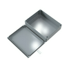 Műszerdoboz alumínium A171 313x404x111mm(MAxSZxMÉ) IP66 festett ezüstszürke (PR00100110200 szerlap nélkül) ROSE+BOPLA