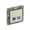 Niloé adatcsatlakozó dugalj UTP RJ45 8(8) Cat6 + RJ11 Cat3 RJ45 8(8) Cat5 bézs csavaros LEGRAND