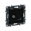NiloéStep TV (F) +RJ45 UTP fekete csavaros LEGRAND