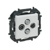 Niloé Step TV-R-SAT-SAT csillagpontos aljzat (1,5 dB), fehér