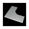 Kábeltálca irányváltó idom fedél vízszintes 90° acél 62mm x 267mm NIXVO KOPOS