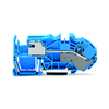 Nullbontó sorkapocs 76A 250V rugószorításos/ rugószorításos kék 0.5-25mm2/sokerű WAGO