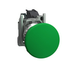 Nyomógomb komplett fém d22 zöld gomba visszaugró 1z rugószorításos kerek Harmony XB4 Schneider