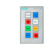 Nyomógomb panel 8-gomb 8DI 8DO 8-jelzőlámpa IP65 98mm-sz 155mm-ma SIMATIC HMI KP8F PN SIEMENS