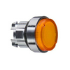 Nyomógombfej fém d22 világító magas narancs reteszelt kerek Harmony XB4 Schneider