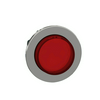 Nyomógombfej fém d30 világító lapos piros kerek visszaugró Harmony XB4 Schneider