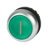 Nyomógombfej műanyag d22 világító lapos zöld kerek visszaugró M22-DL-G-X1 EATON