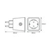 Okos dugaljadapter 16A/230V/2P+F Bluetooth IFTTT Apple Home Smart+ BT Pug EU LEDVANCE