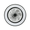 Okos LED mennyezeti lámpatest ventilátoros (6-fokozat) WiFi falonkívüli 40W 230V AC 5000lm 3000-6000K IP20 20000h Dalfon2 RÁBALUX