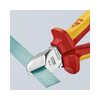 Oldalcsípő fogó 61HRC piros-sárga szigetelés normál 160mm szigetelt 1000V KNIPEX