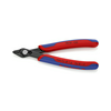 Elektronikai oldalcsípő fogó 62HRC max.d1,2/0,6mm nyitórugós piros-kék normál Super Knips KNIPEX