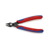 Elektronikai oldalcsípő fogó 62HRC max.d1,2/0,6mm nyitórugós piros-kék normál Super Knips KNIPEX