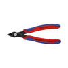 Elektronikai oldalcsípő fogó 62HRC max.d1,2/0,6mm nyitórugós piros-kék normál Super Knips KNIPEX