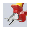 Oldalcsípő fogó 62HRC max.d4/2,3/1,5mm piros-sárga szigetelés normál 125mm szigetelt 1000V KNIPEX