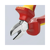 Oldalcsípő fogó 62HRC max.d4/2,3/1,5mm piros-sárga szigetelés normál 125mm szigetelt 1000V KNIPEX