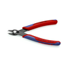 Oldalcsípő fogó elektronikai 64HRC max.d1,4mm  piros-kék normál 140mm KNIPEX