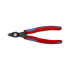 Oldalcsípő fogó elektronikai 64HRC max.d1,4mm  piros-kék normál 140mm KNIPEX