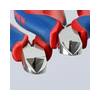 Oldalcsípő fogó elektronikai 62HRC max.d1,6/1,2/0,6mm piros-kék normál 115mm KNIPEX