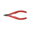 Elektronikai oldalcsípő fogó 64HRC max.d1,32/0,9/0,4mm piros normál 125mm KNIPEX