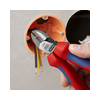 Oldalcsípő fogó 62HRC max.d4/2,8/2mm hosszított vágóél piros-kék normál 160mm KNIPEX