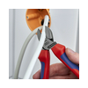 Oldalcsípő fogó 62HRC max.d4/2,8/2mm hosszított vágóél piros-kék normál 160mm KNIPEX
