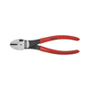 Erővágó oldalcsípő fogó 64HRC  max.d3,8/2,7/2,2mm piros szigetelés erő-oldalvágó 180mm KNIPEX