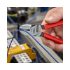 Oldalcsípő fogó 62HRC max.d4/2,8/2mm piros-kék szigetelés normál 160mm KNIPEX