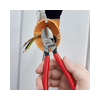 Oldalcsípő fogó 62HRC max.d4/2,8/2mm piros-kék szigetelés normál 160mm KNIPEX