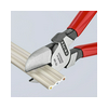 Oldalcsípő fogó 62HRC max.d4/2,8/2mm piros-kék szigetelés normál 160mm KNIPEX