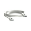 Pachkábel ULP (10db) F/UTP Cat5e 4x2 0.3m RJ45 8(8) RJ45 8(8) fehér NSX Schneider