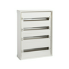 Szekrény fali 4X24/12M sorolható acél 780mm 550mmx 157mmx IP30 fehér Prisma Pack 160 Schneider