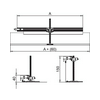 Padlócsatorna sarokelem balos 200mm 0-110mm-állíthatóság OKA-G20040150FBL OBO-BETTERMANN