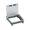 Padlódoboz szerelőkeret+fedél álpadlóhoz 16/24-modul fém 286mm x 286mm x 72.7mm LEGRAND