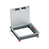 Padlódoboz szerelőkeret+fedél betonpadlóhoz 16/24-modul fém 286mm x 286mm x 63.2mm LEGRAND
