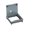 Padlódoboz szerelőkeret+fedél betonpadlóhoz 16/24-modul poliamid (PA) 286mm x 286mm x 63.2mm LEGRAND