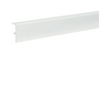 Padlószegély-csatorna fedél 20mm 50mm x 2000mm fényesfehér műanyag SL Hager