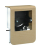 Padószegély-csatorna szerelvénydoboz kerettel 1x műanyag juhar-dekor 80mm-ma/csatorna SL Hager