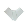 Parapetcsatorna belső sarok ...x35-höz szimmetrikus 80-100° fényesfehér műanyag DLP LEGRAND