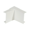 Parapetcsatorna külső-belső sarok 40x12-höz 60-120° fényesfehér műanyag kúpfedél DLP mini LEGRAND