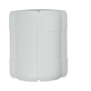 Parapetcsatorna külső sarok 70x170-hez állítható 85-95°  szimmetrikus világosszürke PVC BRN Hager