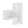 Parapetcsatorna T-idom 70x100-hoz 100mm x 68mm műanyag fényesfehér alsó rész BR Hager