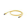 Patch kábel S/FTP 6m RJ45 8(4) / RJ45 8(4) sárga IE-C6FP8LY0060M40M40-Y Weidmüller