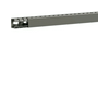 Perforált huzalozócsatorna 25mm 25mm x 2000mm gránitszürke alap-perforált 6.5mm BA7A Hager