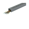 Perforált huzalozócsatorna 25mm 40mm x 2000mm gránitszürke alap-perforált 6.5mm BA7A Hager