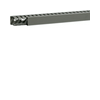 Perforált huzalozócsatorna 40mm 25mm x 2000mm gránitszürke alap-perforált 6.5mm BA7A Hager