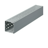 Perforált huzalozócsatorna 80mm 80mm x 2000mm gránitszürke alap-perforált 6.5mm BA7A Hager