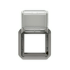 Plexo55 Program Mosaic adapter füstszínű csapófedéllel SQ70/SQ70 szürke LEGRAND