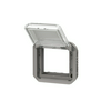 Plexo55 Program Mosaic adapter füstszínű csapófedéllel SQ70/SQ70 szürke LEGRAND